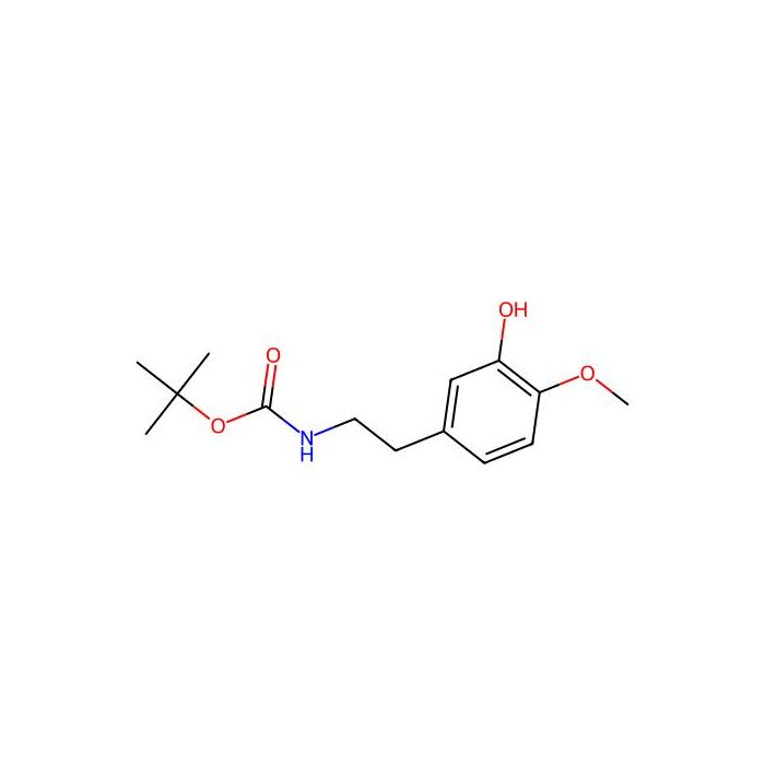 tert-butyl N-[2-(3-hydroxy-4-methoxy-phenyl)ethyl]carbamate - ≥97% CAS No(31493-49-9) by Aladdin Scientific