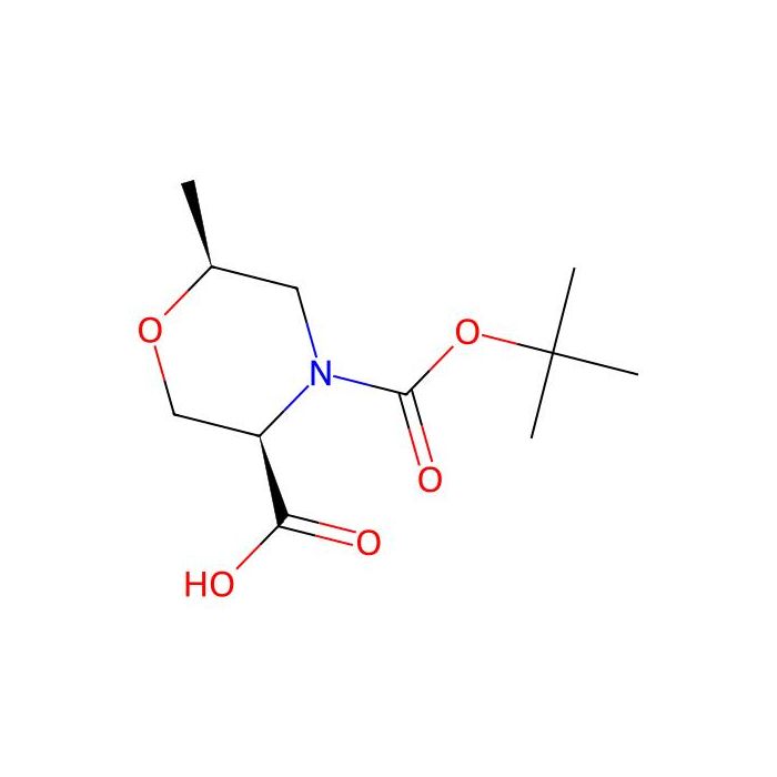 (3R,6S)-4-tert-butoxycarbonyl-6-methyl-morpholine-3-carboxylic acid - ≥97% CAS No(2381666-08-4) by Aladdin Scientific