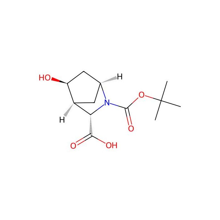 (1S,3S,4S,5S)-2-tert-butoxycarbonyl-5-hydroxy-2-azabicyclo[2.2.1]heptane-3-carboxylic acid - ≥97% CAS No(1446519-44-3) by Aladdin Scientific
