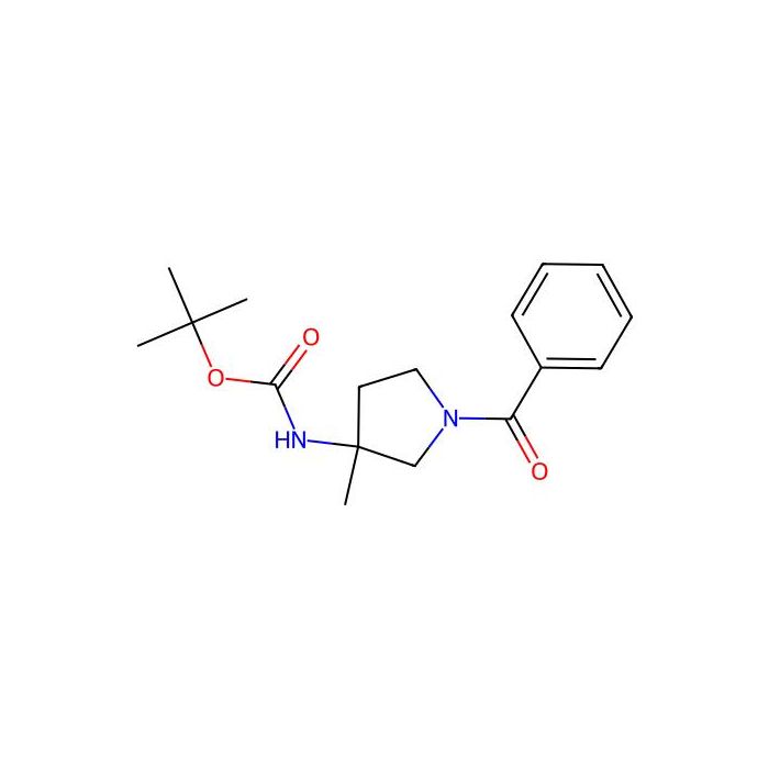 tert-butyl N-(1-benzoyl-3-methyl-pyrrolidin-3-yl)carbamate - ≥97% CAS No(2891598-79-9) by Aladdin Scientific