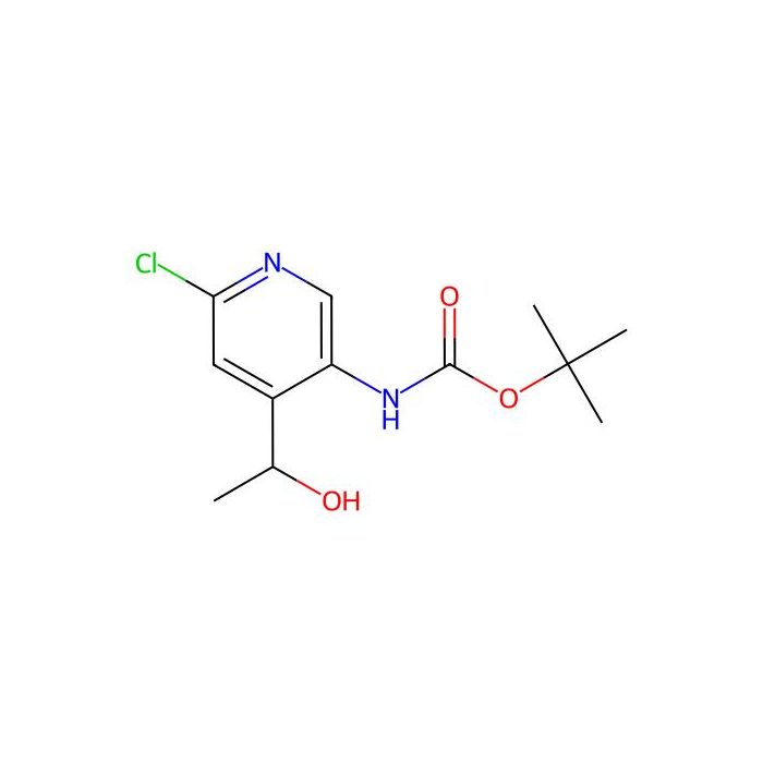tert-butyl N-[6-chloro-4-(1-hydroxyethyl)-3-pyridyl]carbamate - ≥97% CAS No(1382848-43-2) by Aladdin Scientific
