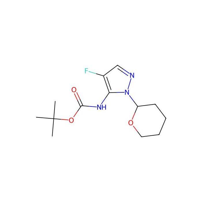 tert-butyl N-(4-fluoro-2-tetrahydropyran-2-yl-pyrazol-3-yl)carbamate - ≥97% CAS No(2940944-63-6) by Aladdin Scientific