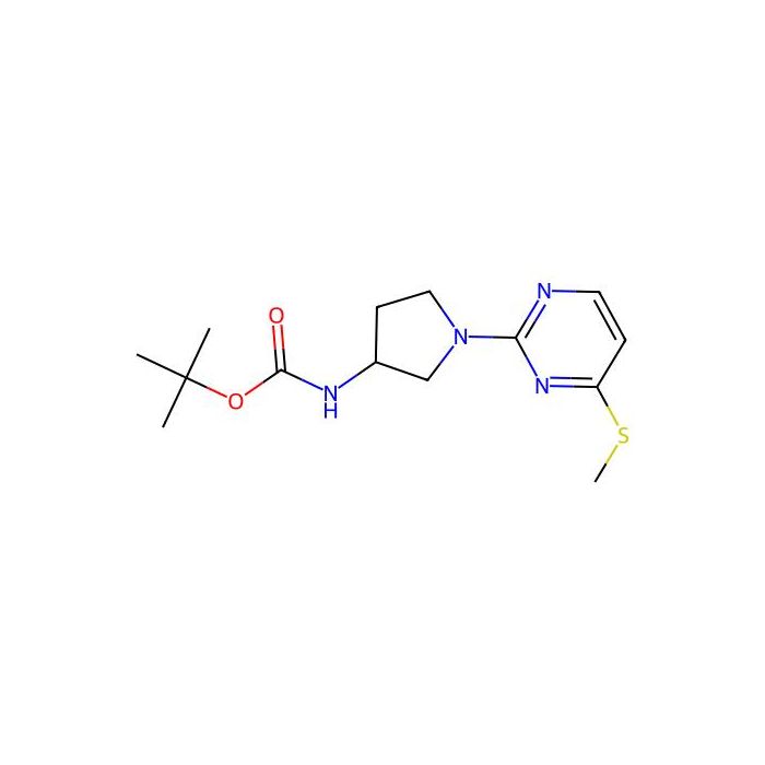tert-butyl N-[1-(4-methylsulfanylpyrimidin-2-yl)pyrrolidin-3-yl]carbamate - ≥97% CAS No(2955551-10-5) by Aladdin Scientific