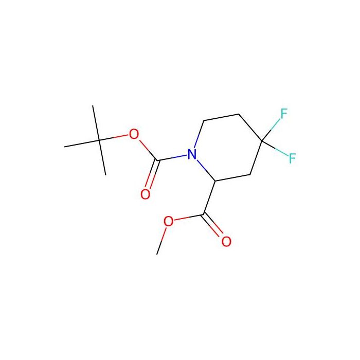 1-tert-butyl 2-methyl 4,4-difluoropiperidine-1,2-dicarboxylate - ≥97% CAS No(1255666-28-4) by Aladdin Scientific