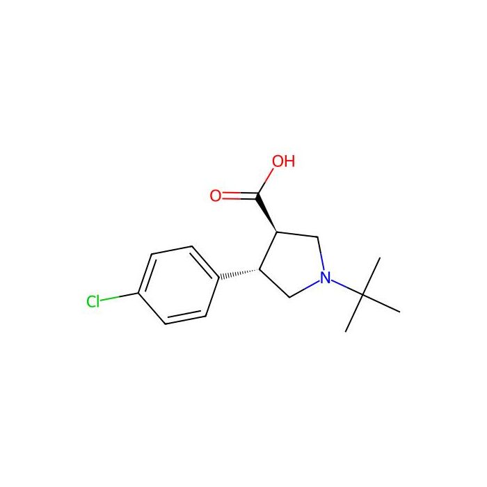 trans-1-tert-butyl-4-(4-chlorophenyl)pyrrolidine-3-carboxylic acid - ≥97% CAS No(2741668-67-5) by Aladdin Scientific