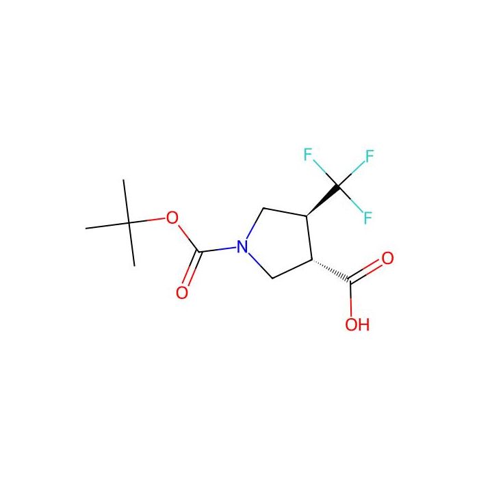(3S,4S)-1-tert-butoxycarbonyl-4-(trifluoromethyl)pyrrolidine-3-carboxylic acid - ≥97% CAS No(1808850-39-6) by Aladdin Scientific