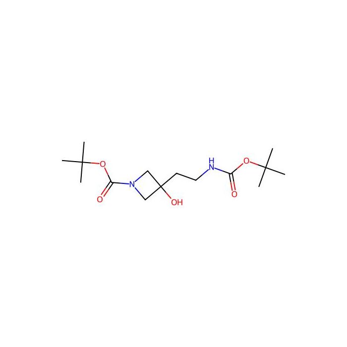 tert-butyl 3-[2-(tert-butoxycarbonylamino)ethyl]-3-hydroxy-azetidine-1-carboxylate - ≥97% CAS No(2757916-88-2) by Aladdin Scientific