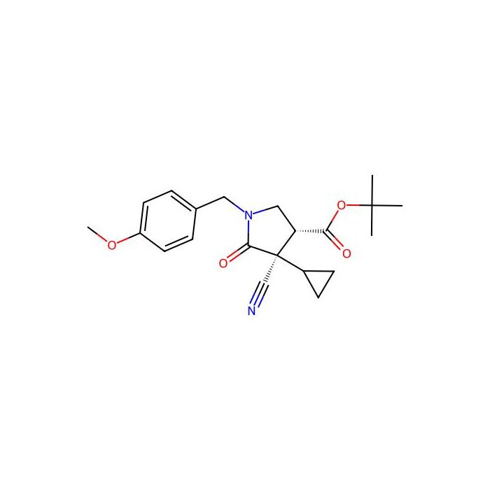 tert-butyl (3R,4R)-4-cyano-4-cyclopropyl-1-[(4-methoxyphenyl)methyl]-5-oxo-pyrrolidine-3-carboxylate - ≥97% CAS No(2891581-13-6) by Aladdin Scientific