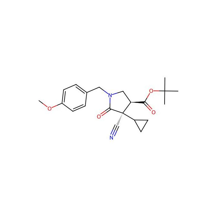 tert-butyl (3S,4R)-4-cyano-4-cyclopropyl-1-[(4-methoxyphenyl)methyl]-5-oxo-pyrrolidine-3-carboxylate - ≥97% CAS No(2891580-92-8) by Aladdin Scientific