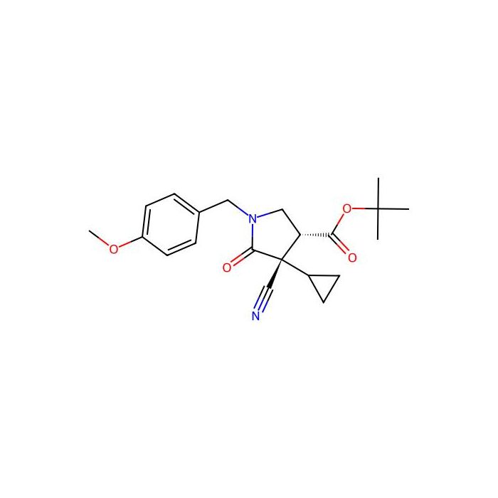 tert-butyl (3R,4S)-4-cyano-4-cyclopropyl-1-[(4-methoxyphenyl)methyl]-5-oxo-pyrrolidine-3-carboxylate - ≥97% CAS No(2891580-56-4) by Aladdin Scientific