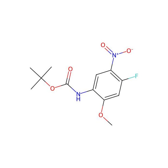 tert-butyl N-(4-fluoro-2-methoxy-5-nitro-phenyl)carbamate - ≥97% CAS No(1802924-13-5) by Aladdin Scientific