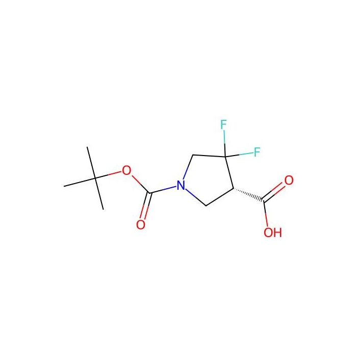 (3S)-1-tert-butoxycarbonyl-4,4-difluoro-pyrrolidine-3-carboxylic acid - ≥97% CAS No(2197504-50-8) by Aladdin Scientific