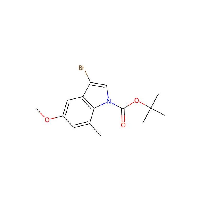 tert-butyl 3-bromo-5-methoxy-7-methyl-indole-1-carboxylate - ≥97% CAS No(2955551-54-7) by Aladdin Scientific