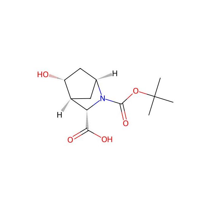 (1S,3S,4S,5R)-2-tert-butoxycarbonyl-5-hydroxy-2-azabicyclo[2.2.1]heptane-3-carboxylic acid - ≥97% CAS No(1932787-52-4) by Aladdin Scientific