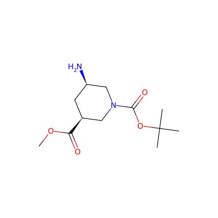 1-tert-butyl 3-methyl (3S,5R)-5-aminopiperidine-1,3-dicarboxylate - ≥97% CAS No(1263197-89-2) by Aladdin Scientific