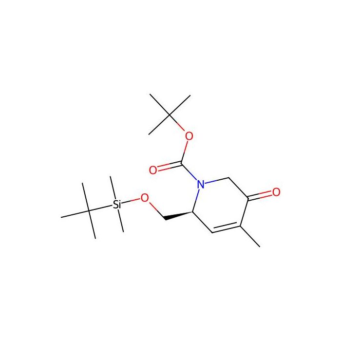 tert-butyl (6S)-6-{[(tert-butyldimethylsilyl)oxy]methyl}-4-methyl-3-oxo-1,2,3,6-tetrahydropyridine-1-carboxylate - ≥97% CAS No(1467157-44-3) by Aladdin Scientific