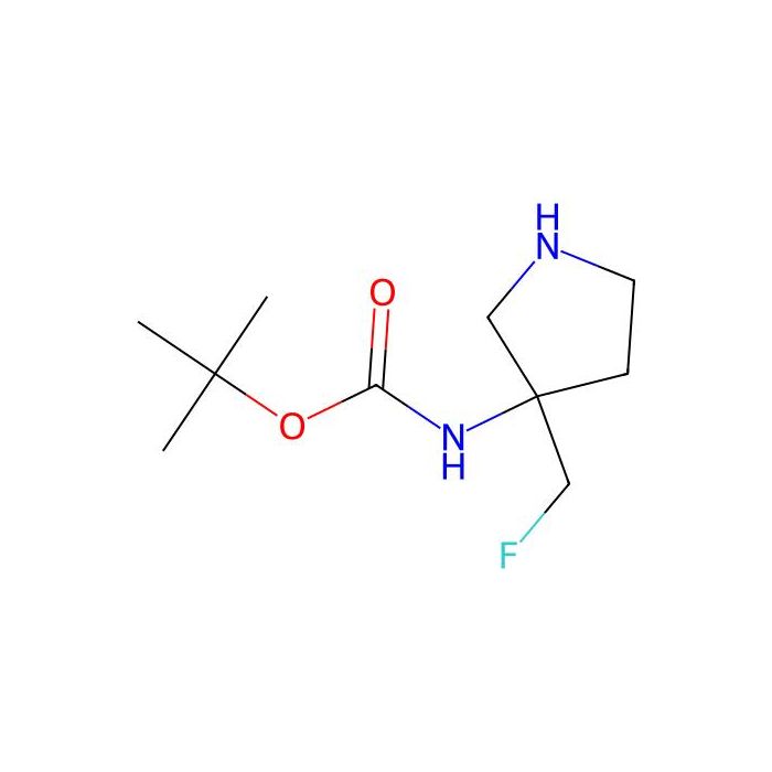 tert-butyl N-[3-(fluoromethyl)pyrrolidin-3-yl]carbamate - ≥97% CAS No(186202-12-0) by Aladdin Scientific