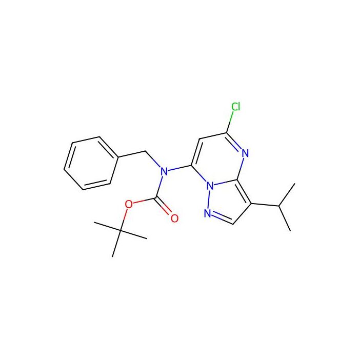 tert-butyl N-benzyl-N-(5-chloro-3-isopropyl-pyrazolo[1,5-a]pyrimidin-7-yl)carbamate - ≥97% CAS No(1092444-33-1) by Aladdin Scientific