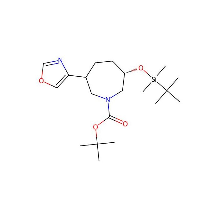 tert-butyl (3S)-3-[tert-butyl(dimethyl)silyl]oxy-6-oxazol-4-yl-azepane-1-carboxylate - ≥97% CAS No(2940933-83-3) by Aladdin Scientific