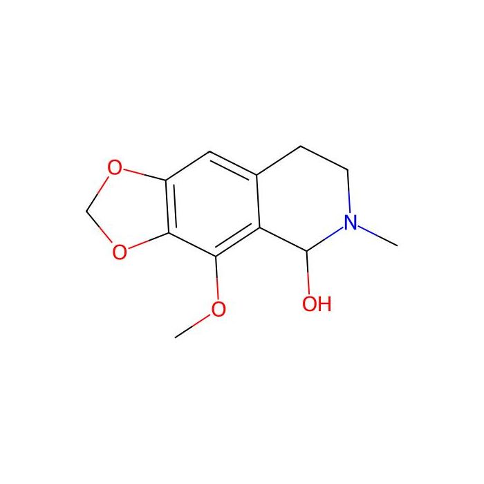 5，6，7，8-Tetrahydro-4-methoxy-6-methyl-1，3-dioxolo[4，5-g]isoquinolin-5-ol -  CAS No(82-54-2) by Aladdin Scientific