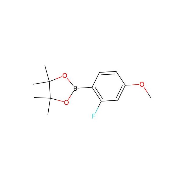 2-(2-Fluoro-4-methoxyphenyl)-4，4，5，5-tetramethyl-1，3，2-dioxaborolane - ≥98% CAS No(628692-21-7) by Aladdin Scientific