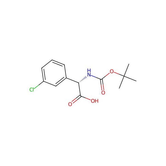 (S)tert-Butoxycarbonylamino-(3-chloro-phenyl)-aceticacid - ≥97% CAS No(1217643-80-5) by Aladdin Scientific
