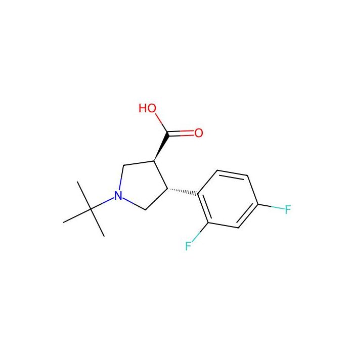 (3S，4R)-1-tert-Butyl-4-(2，4-difluorophenyl)pyrrolidine-3-carboxylic acid - ≥98% CAS No(455957-94-5) by Aladdin Scientific