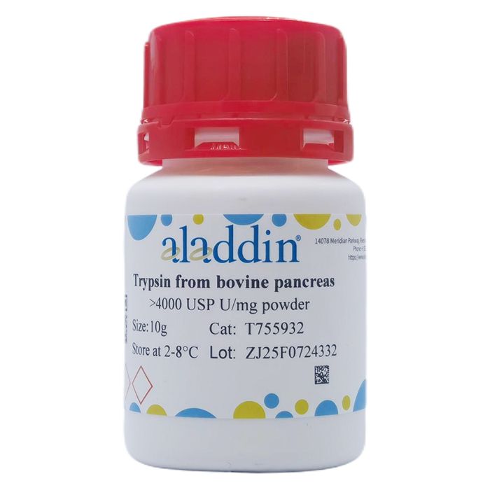 Trypsin from bovine pancreas -   CAS No(9002-07-7) by Aladdin Scientific