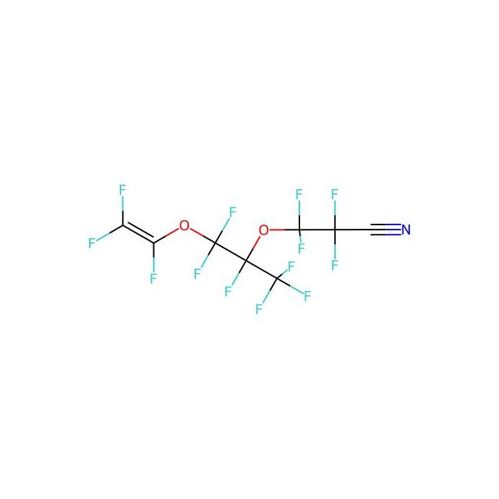 2,2,3,3-Tetrafluoro-3-[[1,1,1,2,3,3-hexafluoro-3-[(1,2,2-trifluorovinyl)oxy]propan-2-yl]oxy]propionitrile - ≥98% CAS No(69804-19-9) by Aladdin Scientific