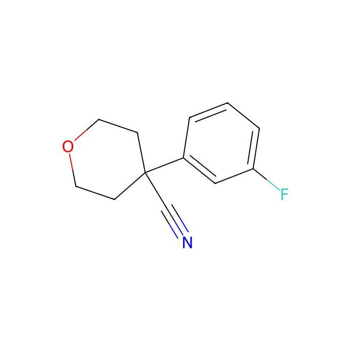 4-(3-fluorophenyl)tetrahydro-2H-pyran-4-carbonitrile - ≥90% CAS No(1035261-79-0) by Aladdin Scientific