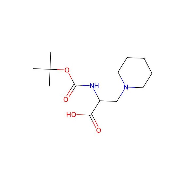 2-{[(Tert-butoxy)carbonyl]amino}-3-(piperidin-1-yl)propanoic acid - ≥98% CAS No(1083175-46-5) by Aladdin Scientific