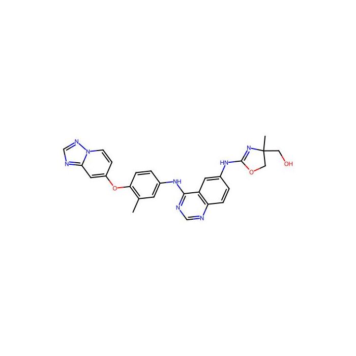 (2-(4-(4-([1,2,4]Triazolo[1,5-a]pyridin-7-yloxy)-3-methylphenylamino)quinazolin-6-ylamino)-4-methyl-4,5-dihydrooxazol-4-yl)methanol - ≥99% CAS No(937263-81-5) by Aladdin Scientific