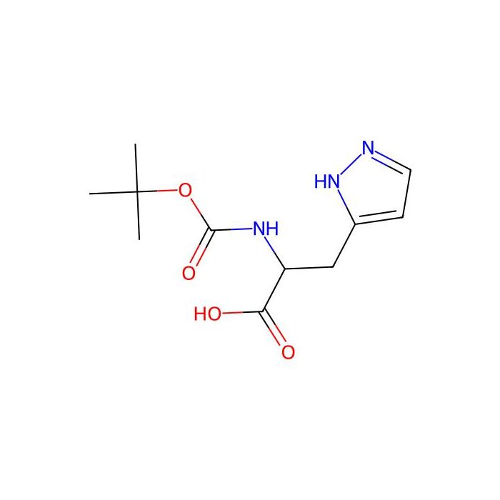 2-(((tert-butoxy)carbonyl)amino)-3-(1H-pyrazol-3-yl)propanoic acid - ≥98% CAS No(146985-51-5) by Aladdin Scientific