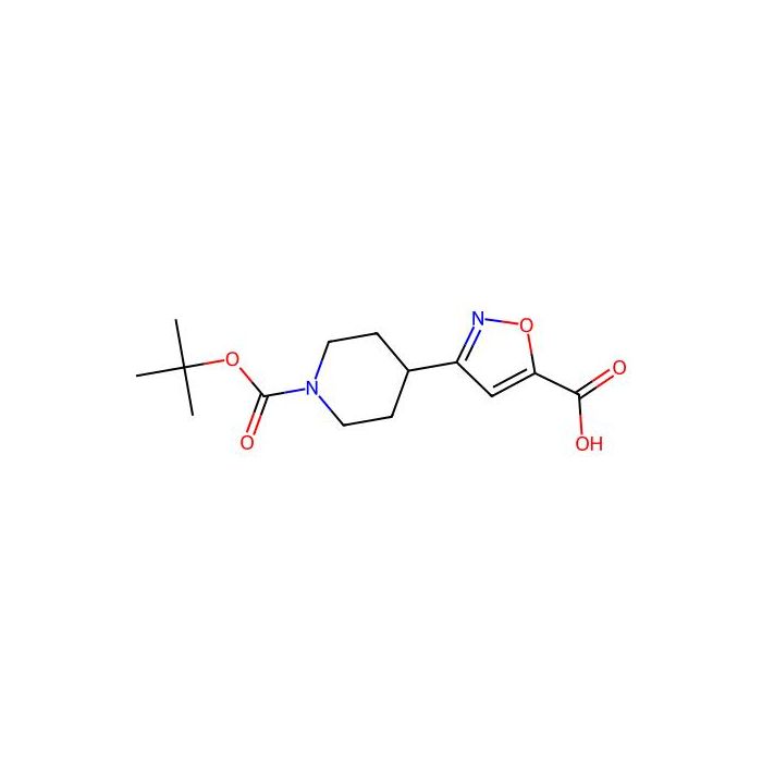 3-(1-((Tert-butoxy)carbonyl)piperidin-4-yl)-1,2-oxazole-5-carboxylic acid - ≥95% CAS No(1361115-54-9) by Aladdin Scientific