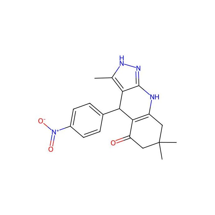 3,7,7-trimethyl-4-(4-nitrophenyl)-2,4,6,7,8,9-hexahydro-5H-pyrazolo[3,4-b]quinolin-5-one -  CAS No(370588-25-3) by Aladdin Scientific