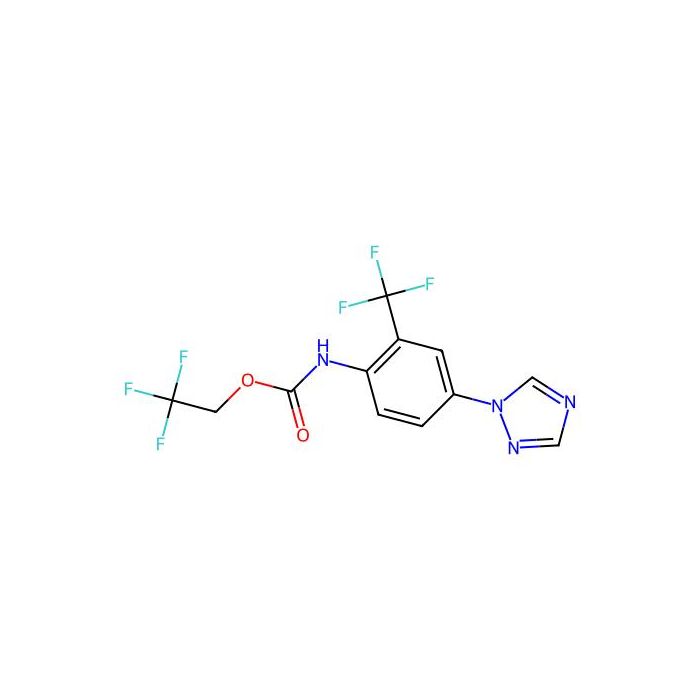 2,2,2-trifluoroethyl N-[4-(1H-1,2,4-triazol-1-yl)-2-(trifluoromethyl)phenyl]carbamate - ≥95% CAS No(1235441-06-1) by Aladdin Scientific