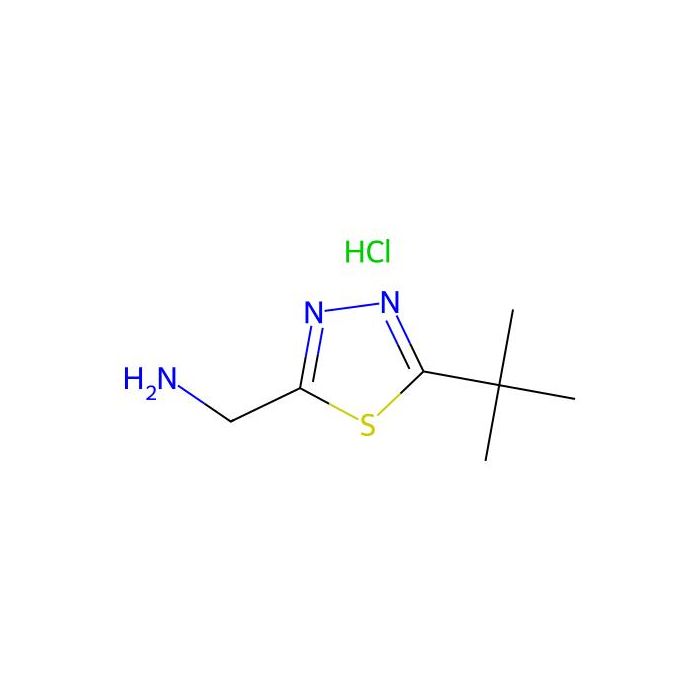 (5-Tert-butyl-1,3,4-thiadiazol-2-yl)methanamine hydrochloride - ≥98% CAS No(1384650-22-9) by Aladdin Scientific