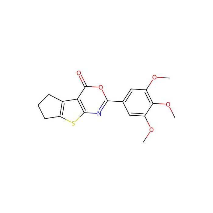 10-(3,4,5-Trimethoxyphenyl)-11-oxa-7-thia-9-azatricyclo[6.4.0.0^{2,6}]dodeca-1(8),2(6),9-trien-12-one -  CAS No(342381-89-9) by Aladdin Scientific