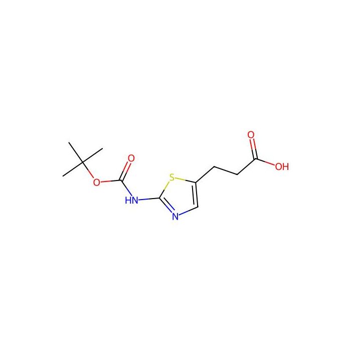 3-(2-(((Tert-butoxy)carbonyl)amino)-1,3-thiazol-5-yl)propanoic acid - ≥95% CAS No(920313-46-8) by Aladdin Scientific