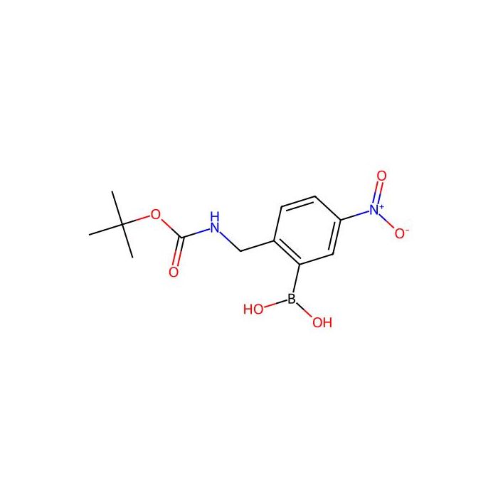 (2-(((tert-Butoxycarbonyl)amino)methyl)-5-nitrophenyl)boronic acid - ≥95% CAS No(1217500-84-9) by Aladdin Scientific