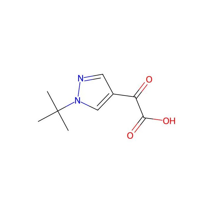 2-(1-tert-butyl-1H-pyrazol-4-yl)-2-oxoacetic acid - ≥95% CAS No(1171422-69-7) by Aladdin Scientific