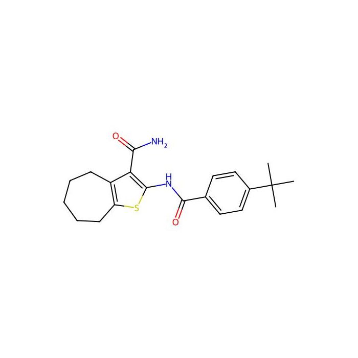 2-(4-(tert-butyl)benzamido)-5,6,7,8-tetrahydro-4H-cyclohepta[b]thiophene-3-carboxamide -  CAS No(352684-71-0) by Aladdin Scientific