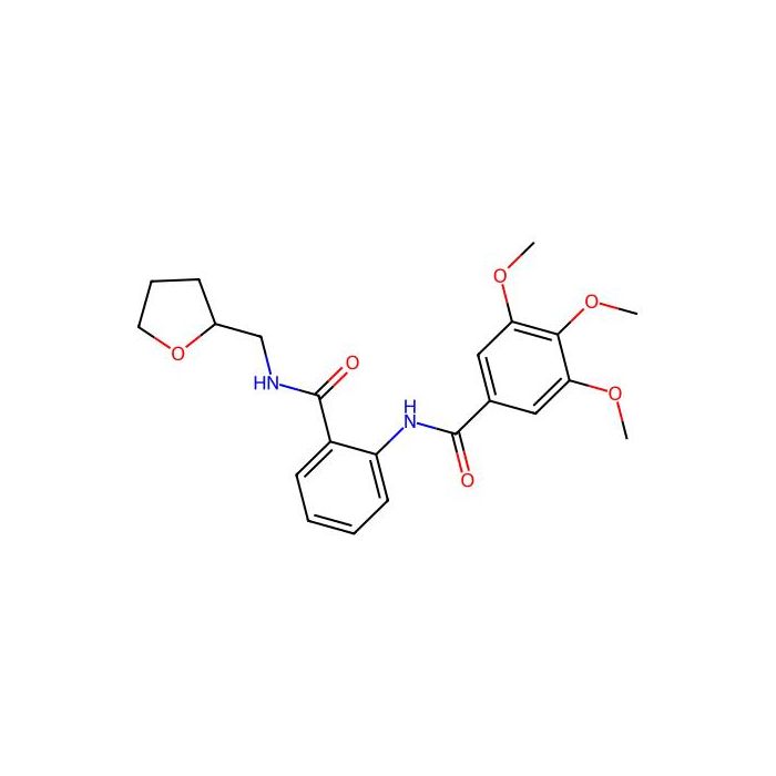 3,4,5-trimethoxy-N-(2-{[(tetrahydro-2-furanylmethyl)amino]carbonyl}phenyl)benzamide - ≥98% CAS No(875117-26-3) by Aladdin Scientific