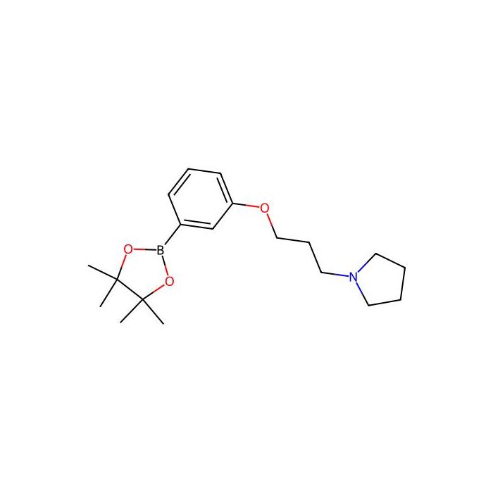 1-(3-(3-(4,4,5,5-Tetramethyl-1,3,2-dioxaborolan-2-yl)phenoxy)propyl)pyrrolidine - ≥95% CAS No(1229442-51-6) by Aladdin Scientific