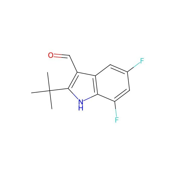 2-tert-butyl-5,7-difluoro-1H-indole-3-carbaldehyde - ≥98% CAS No(586946-92-1) by Aladdin Scientific