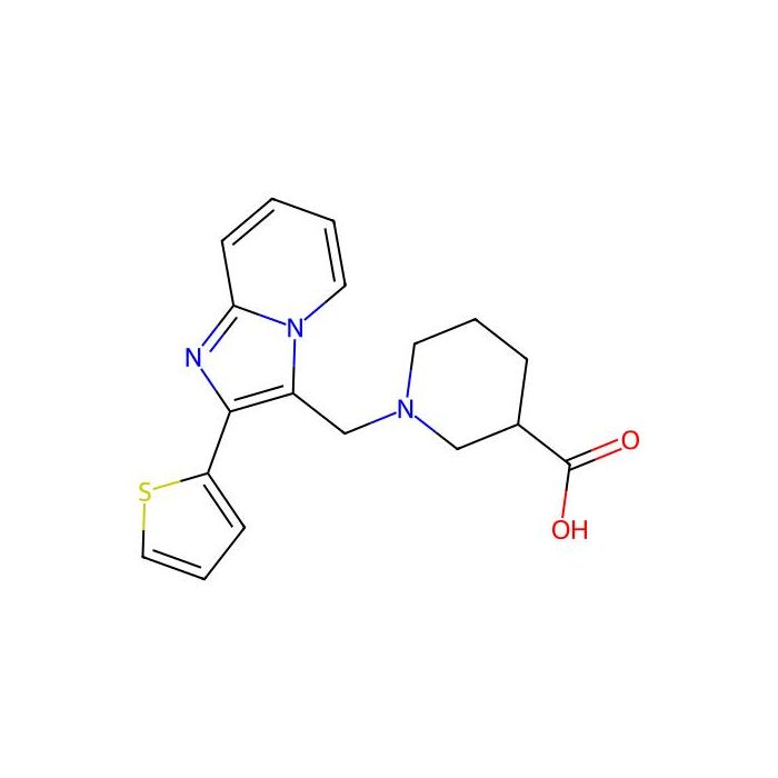 1-{[2-(Thiophen-2-yl)imidazo[1,2-a]pyridin-3-yl]methyl}piperidine-3-carboxylic acid -  CAS No(912770-75-3) by Aladdin Scientific