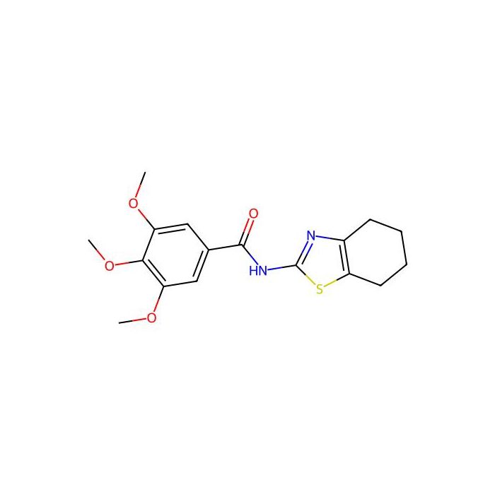 3,4,5-trimethoxy-N-(4,5,6,7-tetrahydro-1,3-benzothiazol-2-yl)benzamide -  CAS No(381191-43-1) by Aladdin Scientific