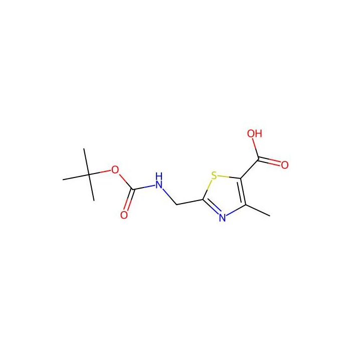 2-({[(Tert-butoxy)carbonyl]amino}methyl)-4-methyl-1,3-thiazole-5-carboxylic acid - ≥98% CAS No(232281-00-4) by Aladdin Scientific