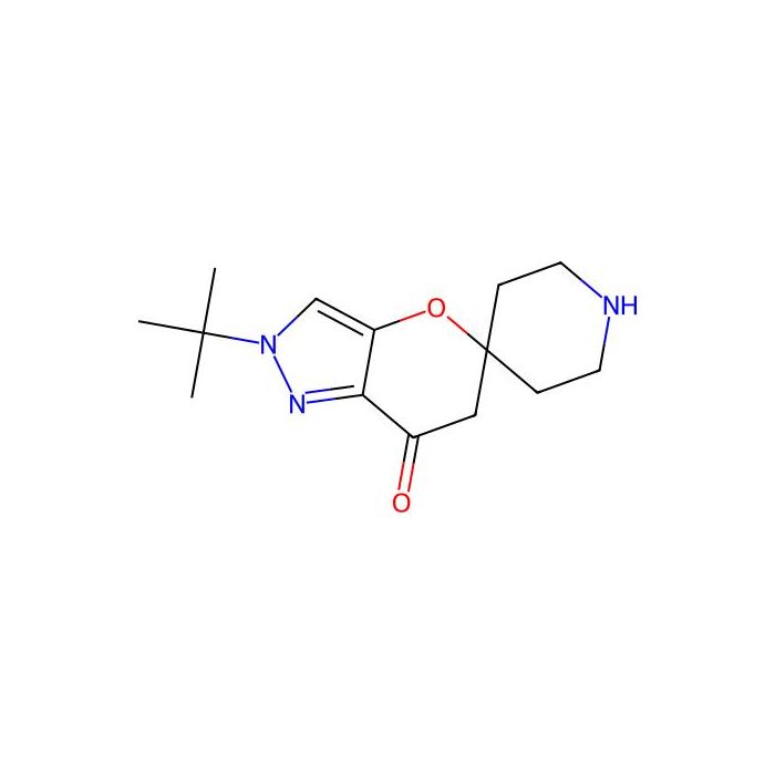 2'-(tert-butyl)-2'H-spiro[piperidine-4,5'-pyrano[3,2-c]pyrazol]-7'(6'H)-one - ≥98% CAS No(1198001-03-4) by Aladdin Scientific