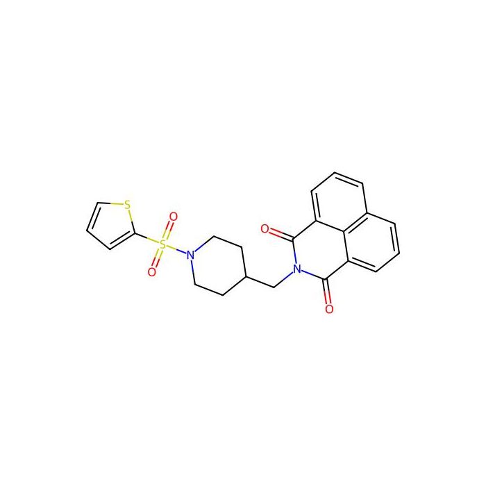 2-((1-(thiophen-2-ylsulfonyl)piperidin-4-yl)methyl)-1H-benzo[de]isoquinoline-1,3(2H)-dione -  CAS No(326007-39-0) by Aladdin Scientific